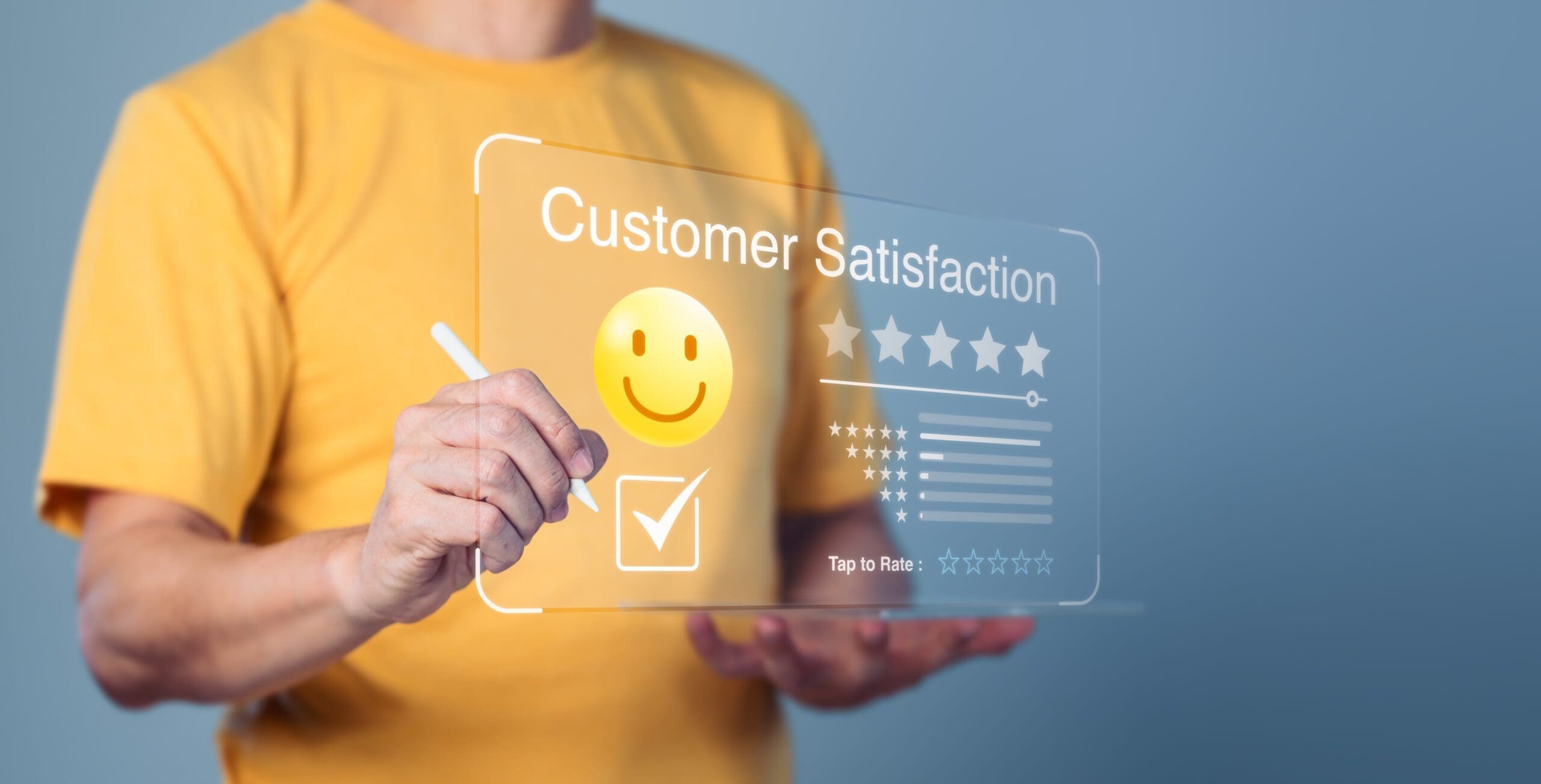 Good reviews with a smiley emoji