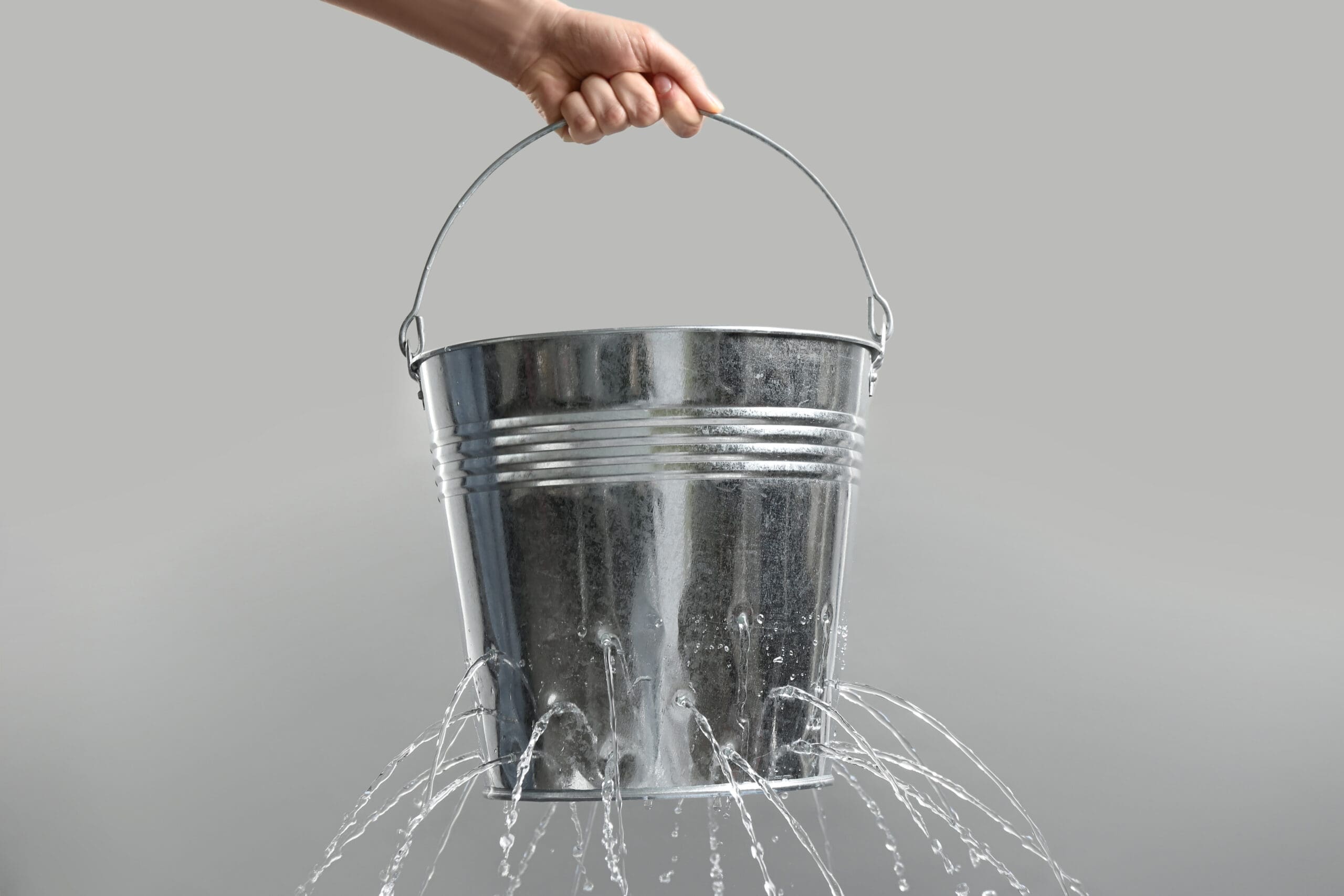 Leaking bucket